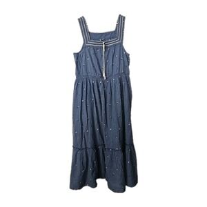 Old Navy Womans Plus Size Sleeveless Maxi Dress, With Embroidery Size XXL NWT